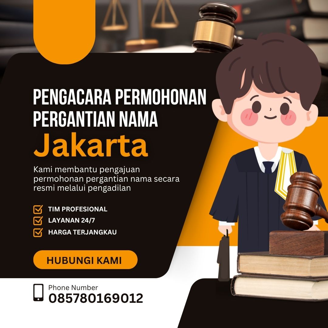 Pengacara Permohonan Pergantian Nama Jakarta